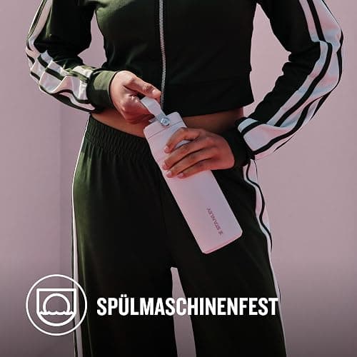 Stanley Flip Straw 2.0 Trinkflasche mit Strohhalm 0.7L - Thermobecher Kühlt 10 Stunden - 3 Tage Eisgekühlt - BPA-frei - Auslaufsicher - Für Getränkehalter - Spülmaschinenfest - Rose Quartz thumbnail 6