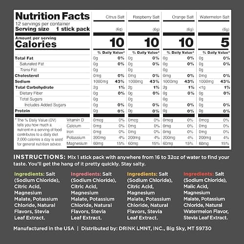 LMNT Zero Sugar Electrolytes - Variety Pack | Drink Mix | 12-Count thumbnail 2