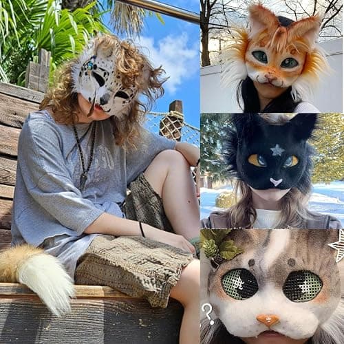 12 Pack Eye Mesh, 12 Color Eye Mesh for Therian Mask, 7.87 x 5.91 Inch DIY Therian Mask Kit for Furries Cosplay, Props, Fursuits, Craft Making thumbnail 6