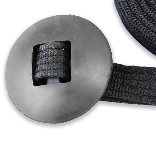 Southwestern Equine Lunge Line for Horses Cotton Horse Lunge Line with Bolt Snap & Rubber Stop (Black, 24') thumbnail 3