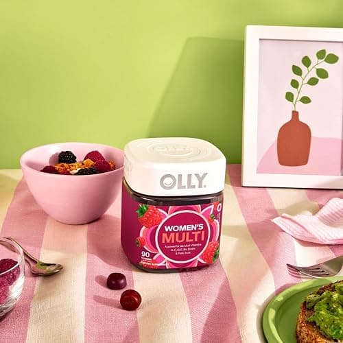 OLLY Women's Multivitamin Gummy, Women's Overall Wellness,* Vitamins A, C, D, E, Biotin, Folic Acid, Adult Chewable Supplement, Berry Flavored, 45 Day Supply - 90 Count thumbnail 7
