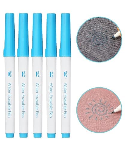 Mr. Pen- Fabric Markers for Sewing, 5 Pack, Blue, Erasable, Water Soluble Fabric Marker, Fabric Pens for Sewing Erasable, Washable Fabric Marker, Water Soluble Pen, Fabric Marking Pens for Sewing thumbnail 9