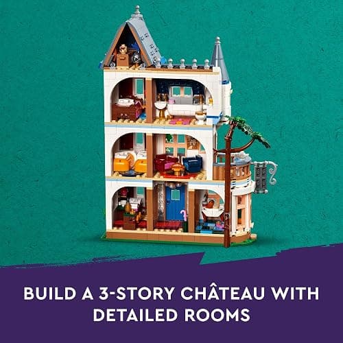 LEGO Friends Castle Bed and Breakfast Hotel Building Toy - Pretend Play Toy Figures & Playsets for Girls & Boys, Ages 12+ Years - Gift for Kids W/Mini-Dolls - 42638 thumbnail 3