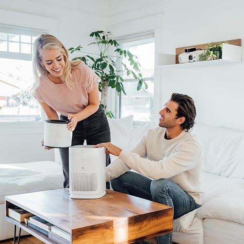 Medify MA-14 Air Purifier with True HEPA H13 Filter | 470 ft² per Hour for Smoke, Odors, Pollen, Pets | Removal to 0.1 Microns | White, 1-Pack thumbnail 6