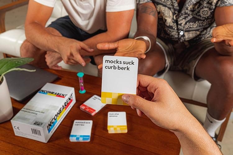 Incohearent by Relatable – Guess the Gibberish Party Game for Adults, Funny Card Game Activity for Groups, Bachelorette Party Favorite, Summer Fun for Game Night, Travel-Friendly with 300 Cards thumbnail 2