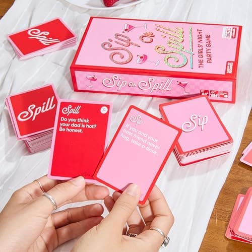 WHAT DO YOU MEME? Sip or Spill — The Girl's Night Party Game, Ultimate Bachelorette Party Games, Bachelorette Party Favors by Relatable thumbnail 3