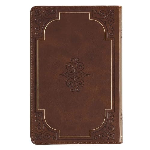 Walking with God Devotional - Brown Faux Leather Daily Devotional for Men & Women 365 Daily Devotions thumbnail 2