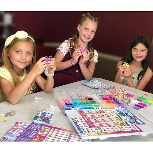Rainbow Loom® Loomi-Pals™ MEGA Set, Features 60 Cute Assorted LP Charms, The New RL2.0, Happy Looms, Hooks, Alpha & Pony Beads, 5600 Colorful Bands All in a Carrying Case for Boys and Girls 7+ thumbnail 14