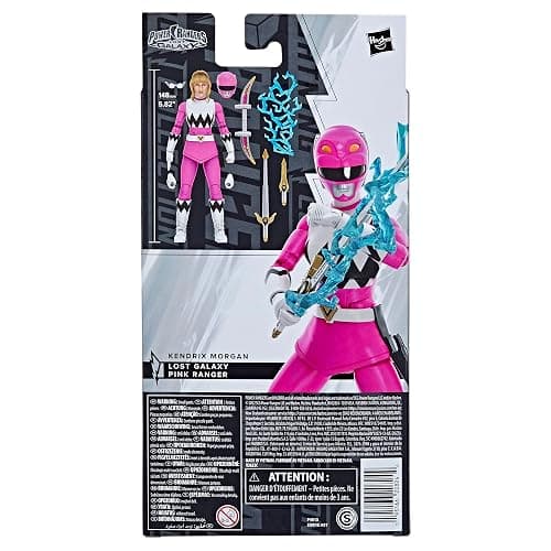 Power Rangers Lightning Collection Lost Galaxy Pink Ranger 6-Inch Premium Collectible Action Figure Toy with Accessories, Kids Ages 4 and Up thumbnail 4