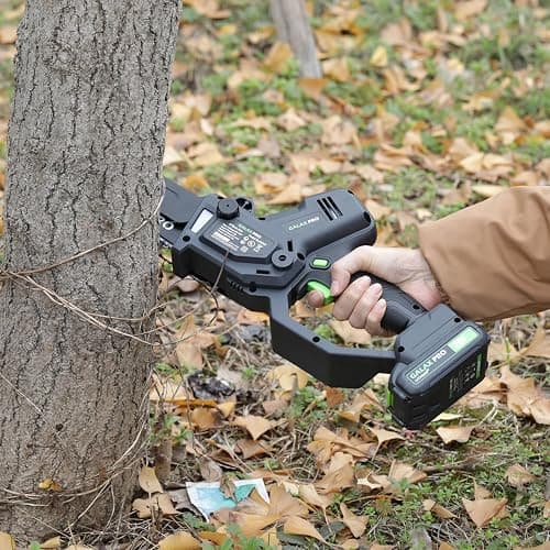 GALAX PRO 8 Inch Mini Chainsaw with Auto Oiler[2025 Upgraded]Handheld Cordless Electric Chain Saw with 2x2.0Amh Batteries for Outdoor Tree Branch Cutting,Home Improvement, Garden & Orchard Pruning thumbnail 7