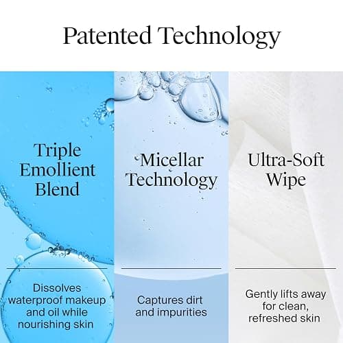 Neutrogena Fragrance-Free Makeup Remover Wipes, Daily Ultra-Soft Micellar Cleansing Wipes Gently Remove Oil & Waterproof Makeup, Hypoallergenic, Made with Plant-Based Cloth, 25 ct thumbnail 3