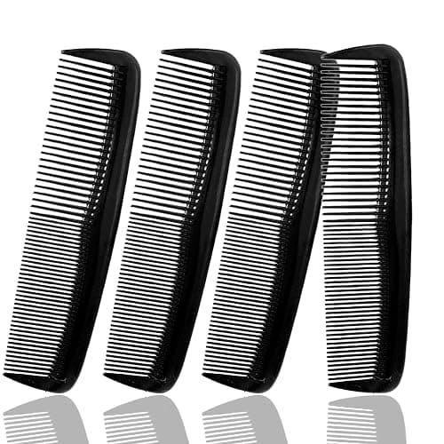 Soft 'N Style Hair Care 4-Pack Comb - Not Breakable - mens comb/fine tooth comb/peines para cabello - Image 1