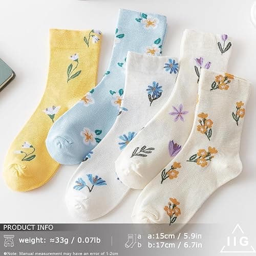IIG 3-6 Pairs Womens Cute Animal Patterned Funny Novelty Cotton Crew Socks thumbnail 3