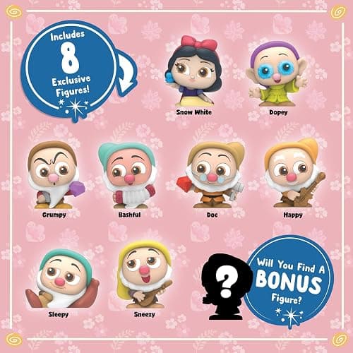 Disney Doorables Snow White Collection Peek, Easter Basket Stuffers, Holiday Stocking Stuffers, Gifts, Presents, Officially Licensed Kids Toys for Ages 5 Up, Gifts and Presents by Just Play thumbnail 3