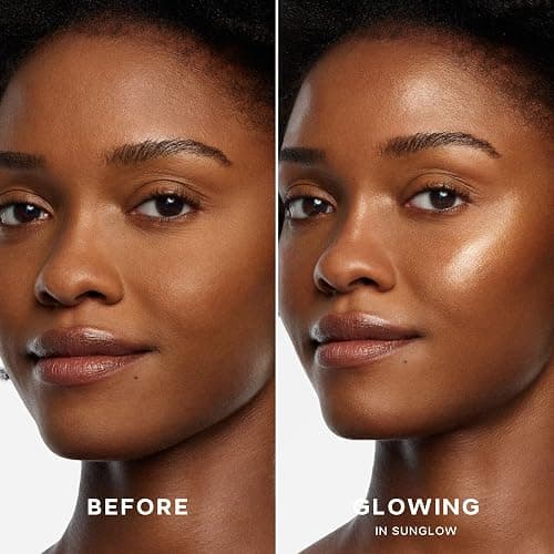 Saie Mini Glowy Super Gel Illuminating Face Makeup Primer, Sunglow (.5 oz) | Multipurpose Hydrating Glow Serum Gel with Squalane Oil, Glitter-Free Liquid Highlighter, Non-Comedogenic Skincare Makeup thumbnail 2
