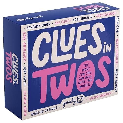 Clues in Twos | The most fun you can have with two words! | A family friendly party game perfect for teens & adults | age 12+ | 2-8 players - Image 1