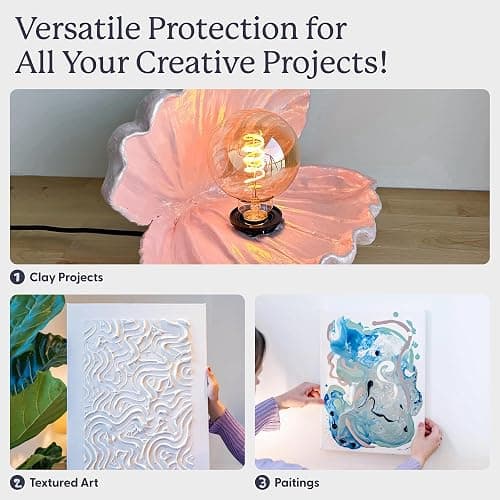Sculpd Clear Varnish for Air Dry Clay - Premium Clear Matte Finish For Pottery & Acrylic Paint - Waterproof, Scratch Resistant, Colorless Ceramic Sealer - Hobbies Arts & Crafts DIY (70ml) thumbnail 6