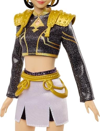 ​Mattel Kpop Demon Hunters HUNTR/X Zoey “Golden” Singing Doll | Wearing Removable Signature Outfit, 5 Posable Joints, Inspired by the Movie thumbnail 3
