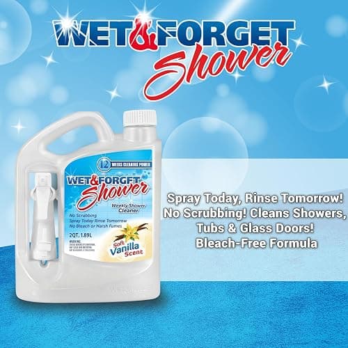 Wet & Forget Shower Cleaner Weekly Application Requires No Scrubbing, Bleach-Free Formula, 64 Ounce (Pack of 1) thumbnail 13