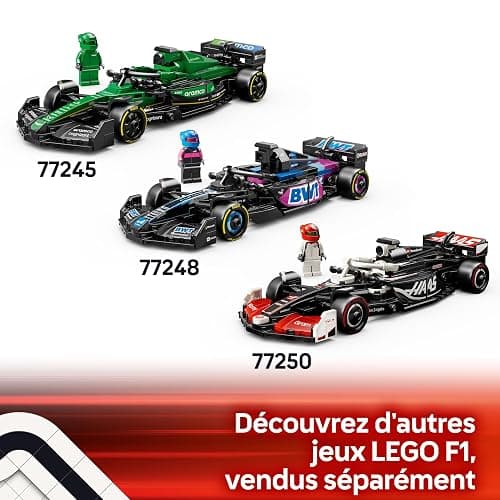 LEGO Speed Champions Voiture F1 Ferrari SF-24 - Jeu de Construction avec Véhicule de Course - Minifigurine Collector de Pilote de Formule 1 - Décoration de Noël - Cadeau Garçon ou Fille 10 Ans 77242 thumbnail 3