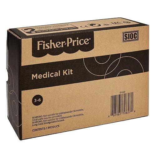 Fisher-Price Doctor Playset Medical Kit 7-Piece Toy for Dress Up and Preschool Pretend Play Ages 3+ Years thumbnail 3