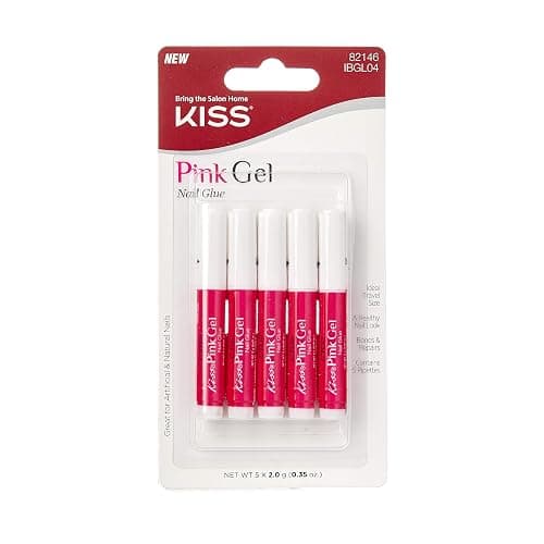 Kiss Pink Gel Nail Glue - Image 1