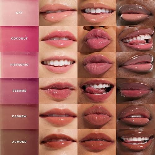 Tower 28 ShineOn Milky Lip Jelly, CASHEW, Non-Sticky, Hydrating Vegan Lip Gloss in Milky Rosy Brown, Apricot and Raspberry Seed Oil, Moisturizing, Clean, Cruelty Free thumbnail 6