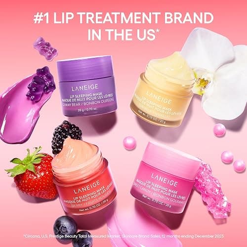 LANEIGE Lip Glowy Balm: Hydrate, Glossy, Lightweight, Moisturize & Tint with Shea Butter - Mini Lip Glowy Balm Set thumbnail 6