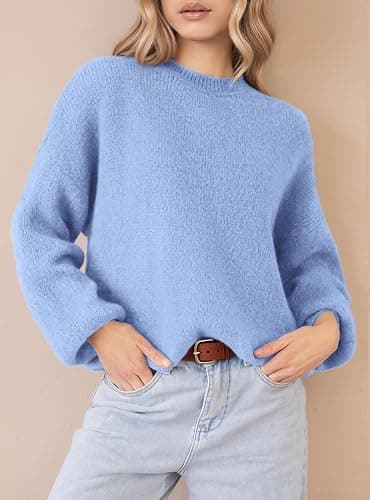 PRETTYGARDEN Women's Fall Oversized Sweaters Dressy Casual Long Sleeve Chunky Knit Winter Pullover Tops 2026 Holiday Outfits thumbnail 3