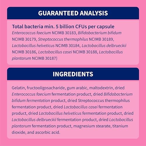 Nutramax Proviable Probiotics + Prebiotics, for Dogs & Cats, Capsules, 80ct | Probiotics and Prebiotics for Cats and Dogs, Daily Gut Health Support Supplement, Multiple Strains, Sprinkle on Food thumbnail 6