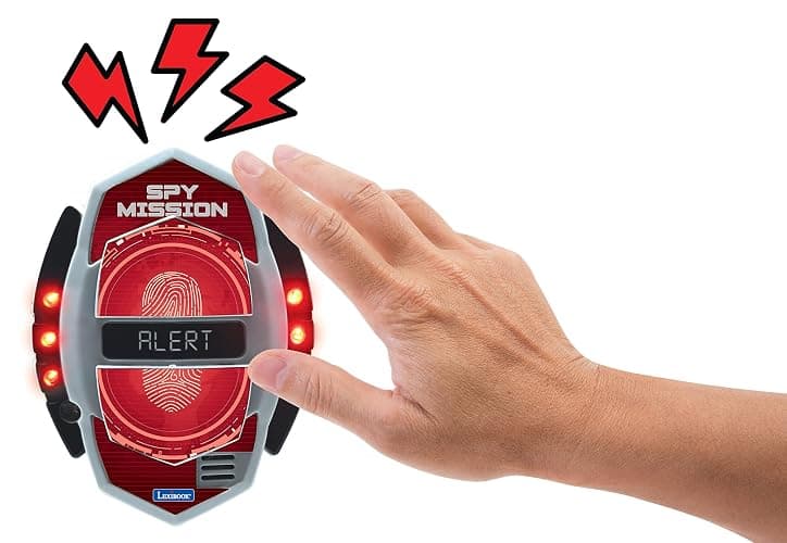 LEXiBOOK - Spy Mission, Spy Motion Detector with Alarm, Light Effects, Detection up to 30 Centimeters, Black/red, RPSPY05 thumbnail 6