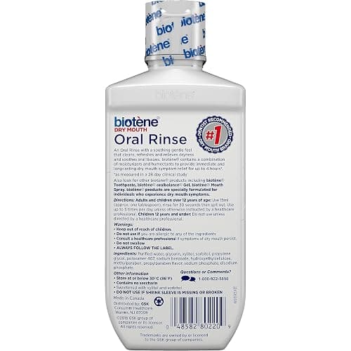 Biotene Dry Mouth Management Oral Rinse, Dry Mouth Spray and Moisturizing Gel - 1 Kit thumbnail 10