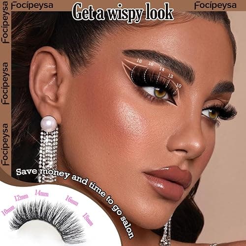 Fluffy Thick Lash Clusters DIY Eyelash Extension 10-18MIX D Curl Lash Clusters 100D Wispy Individual Eyelash Extensions Clusters Lashes DIY Fluffy Lash for Beginners by Focipeysa thumbnail 5