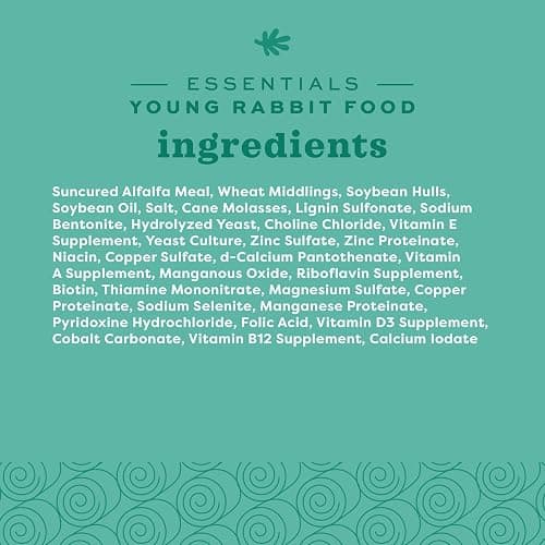 Oxbow Essentials Rabbit Food, Young Rabbit, Made with Oxbow Timothy, Pet Food Pellets for Bunnies, Small Animal Pet Products, Made in USA, High Fiber Bunny Supplies, 10 lb. bag thumbnail 9