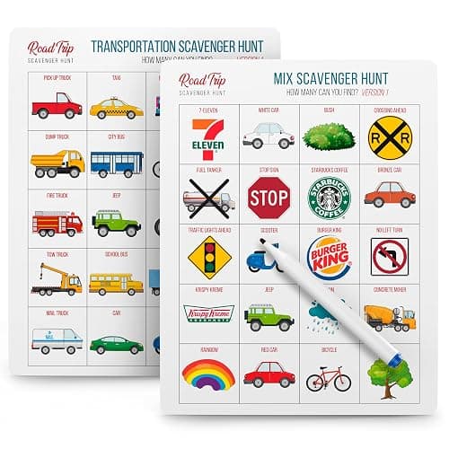 WELL BALANCED Car Bingo - Road Trip Essentials: Car Activities and Games for Kids Ages 4-8 - Image 1