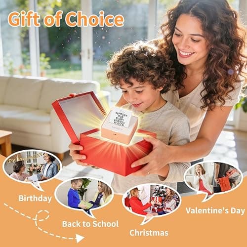 HPRT S2 Mini Sticker Maker, Portable Label Printer with 1 Roll Sticker Paper, Ideal for Study Notes, Text, Sticker, Memo, Checklist, Labels, DIY, Multiple Templates, Support 57mm Width Label(Orange) thumbnail 4