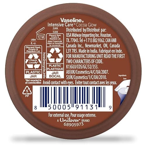 Vaseline Cocoa Glow 12-Pack – Intensive Care Body Cream, Moisturizer, 2.53 Oz Ea thumbnail 2