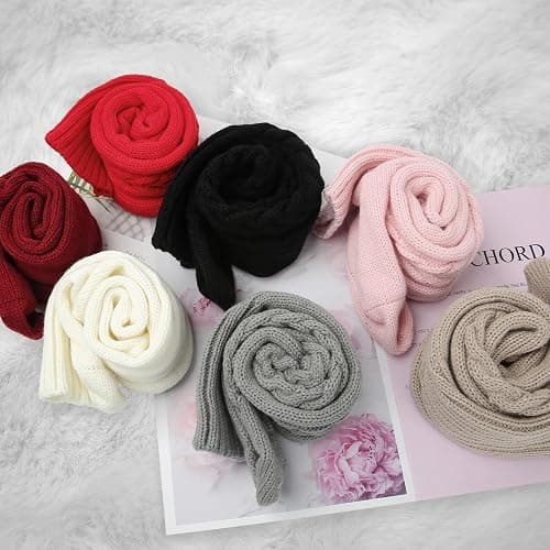 Buauty Women's Cable Knitted Boot Socks Extra Long Thigh High Winter Stockings Over Knee Leg Warmers thumbnail 7