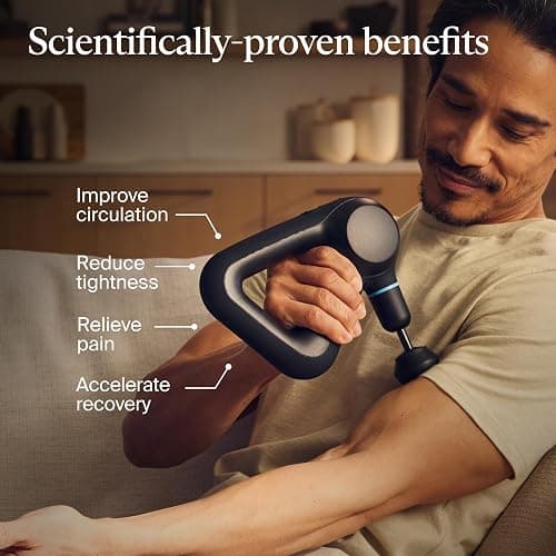 TheraGun Therabody Prime (5th Generation) - Deep Tissue Percussion Therapy Massage Gun - Bluetooth Enabled, Personal Massager for Pain Relief in Neck, Back, Leg, Shoulder and Body (Black) thumbnail 2