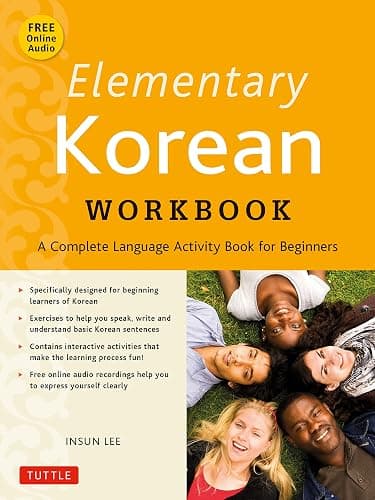 Elementary Korean Workbook: A Complete Language Activity Book for Beginners (Free Online Audi) - Image 1