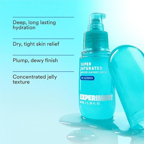 Experiment Super Saturated Ultra Hydrating Barrier Serum - 30% Glycerin, Polyglutamic Acid + Prickly Pear for Intensive Moisture, Plump + Dewy Skin, 1.35 FL OZ - Hydrating Serum for All Skin Types thumbnail 5