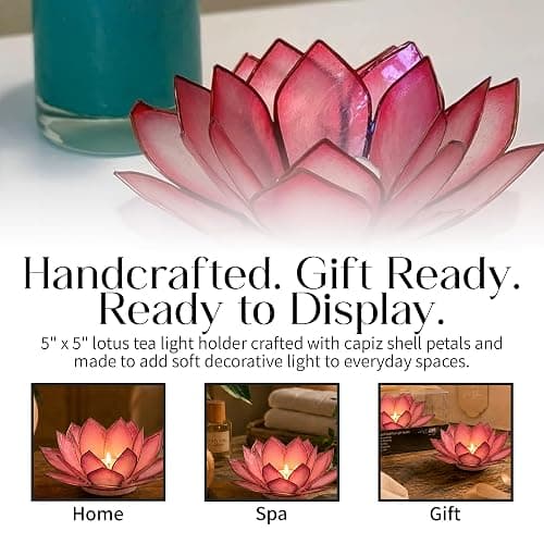 lotus tea light holder thumbnail 3