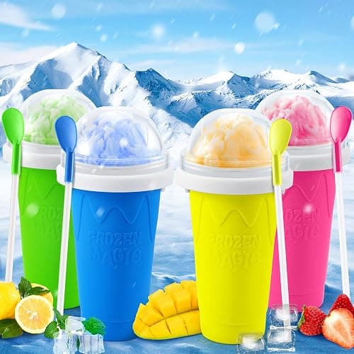 RELPOM Slushie Cup, Funny Slushy Maker Cups, Cool Stuff Things Gadgets, Stocking Stuffers White Elephant Gifts Party Favors, Christms Classroom Gifts and Prizes for Boys Girls Teens Students thumbnail 2