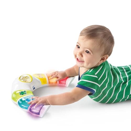 Baby Einstein Glow & Discover Light Bar Musical Toy, Activity Station, Sitting Up and Tummy Time Toy, Color and Animal Learning Toy, Infant Ages 3 Months+ thumbnail 12