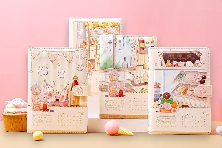 KetA Kawaii Journal Notebook – Cute Aesthetic Japanese Stationery, 256 Pages – Perfect for Girls, Teens & Women for Drawing, Writing, and Scrapbooking thumbnail 8