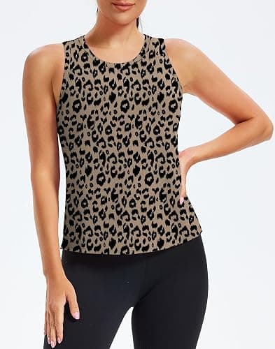 Alaroo Womens Workout Tank Tops Sleeveless Short Shirts for Sport Athletic Yoga Running Gym Loose Crop 2026 thumbnail 2