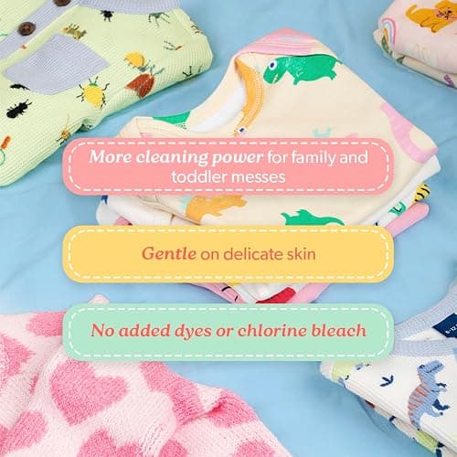 Dreft Baby Liquid Laundry Detergent, Gentle on Sensitive Skin Laundry Soap, 42 fl oz, 32 Loads, Pack of 2 (Packaging May Vary) thumbnail 8