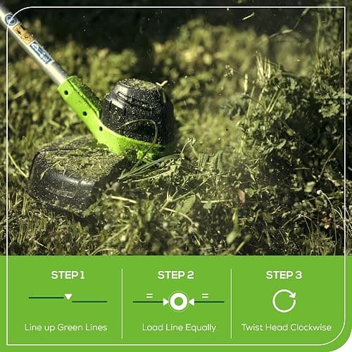 Greenworks 40V Lawn Care Combo Kit, Trimmer & Blower for Edging & Leaf Cleanup, 2.0Ah Battery & Charger (Gas-Free Yard Duo) thumbnail 8
