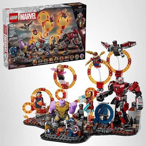 LEGO Marvel Avengers: Endgame Final Battle - Super Hero Building Set for Kids, Ages 10+ - 10 Figures Including Iron Man, Black Panther, and Iron Spider - Birthday Gift for Boys and Girls - 76323 thumbnail 7