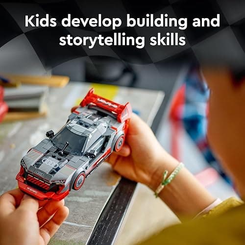LEGO Speed Champions Audi S1 e-tron Quattro Race Car Toys - Building Toys for Kids, Boys & Girls, Ages 9+ - Design Details & 1 Minifigure - Car Model Kit Birthday Gift - 76921 thumbnail 5
